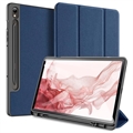 Samsung Galaxy Tab S9 Dux Ducis Domo Tri-Fold Smart Folio Hülle - Blau