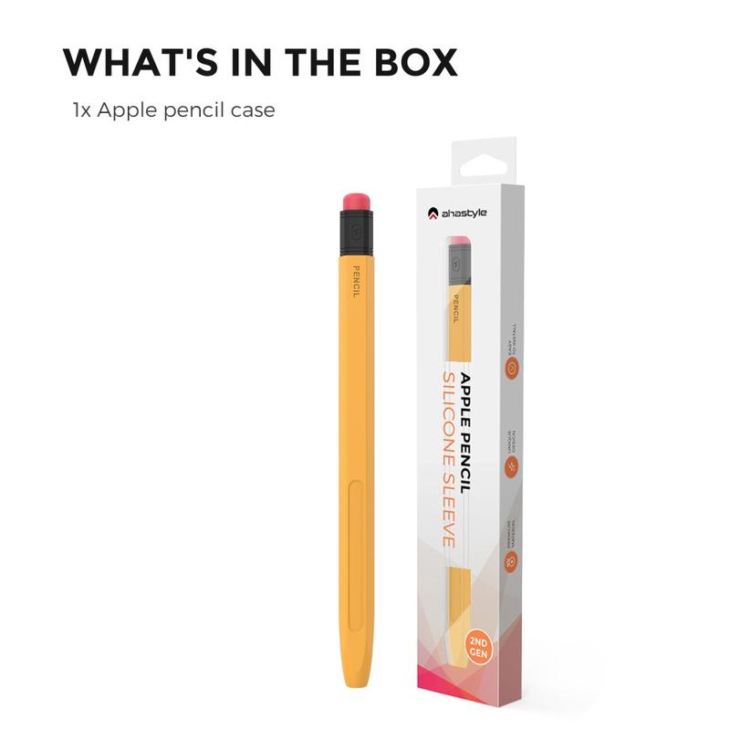 Apple Pencil 2 Gen Silikon Pencil Hülle Orange