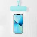 Schiebemechanismus Smartphone Wasserdichtes Gehäuse - 7.2" - Blau