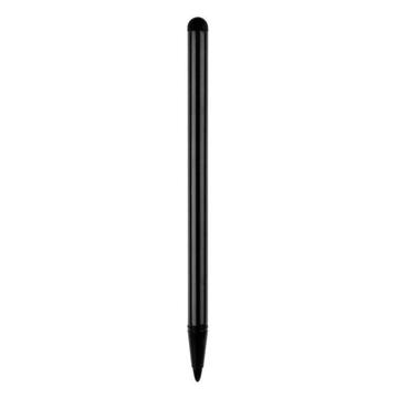 2-in-1 Stylus Touch Pen für iPhone, iPad, Handy & Tablet - Schwarz