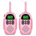 2Pcs DJ100 Kinder Walkie Talkie Spielzeug Kinder Interphone Mini Handheld Transceiver 3KM Reichweite UHF Radio mit Lanyard