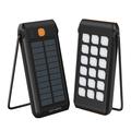 4smarts TitanPack Flex Solar Power Bank 10000mAh mit SOS-Funktion, Ständer, Taschenlampe - Schwarz