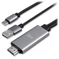 4smarts USB-C / HDMI 4K UHD Kabel Adapter - 1.8m - Schwarz