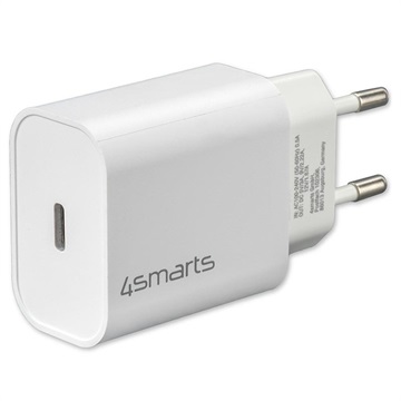 4smarts VoltPlug PowerDelivery Wand-ladegerät 20W - EU-Stecker - Weiß