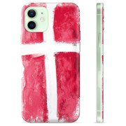 iPhone 12 TPU Hülle - Dänische Flagge