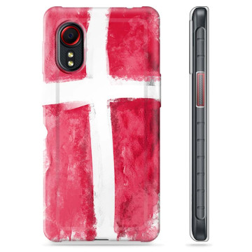 Samsung Galaxy Xcover 5 TPU Hülle - Dänische Flagge