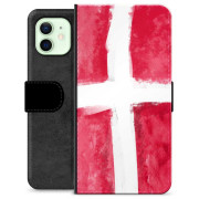 iPhone 12 Premium Schutzhülle mit Geldbörse - Dänische Flagge