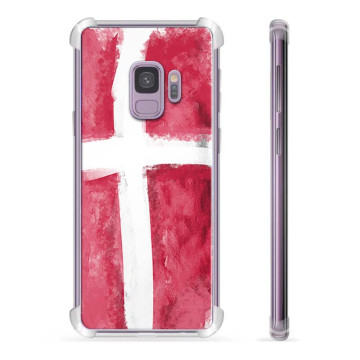 Samsung Galaxy S9 Hybrid Hülle - Dänische Flagge