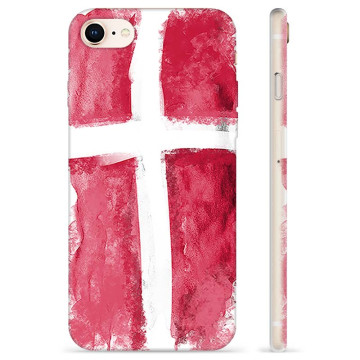 iPhone 7/8/SE (2020)/SE (2022) TPU Hülle - Dänische Flagge