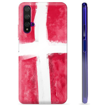 Huawei Nova 5T TPU Hülle - Dänische Flagge