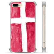 iPhone 7 Plus / iPhone 8 Plus Hybridhülle - Dänische Flagge