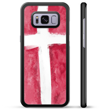 Samsung Galaxy S8 Schutzhülle - Dänische Flagge