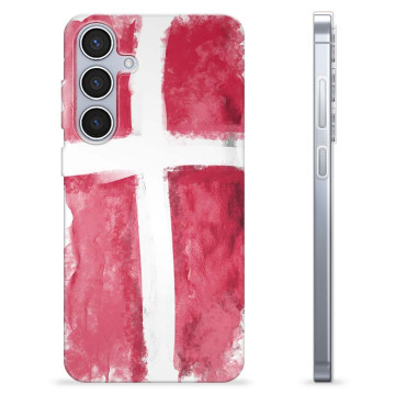 Samsung Galaxy S24+ TPU Hülle - Dänische Flagge