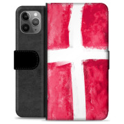 iPhone 11 Pro Max Premium Schutzhülle mit Geldbörse - Dänische Flagge