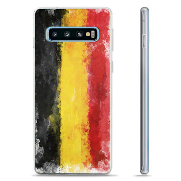 Samsung Galaxy S10+ TPU Hülle - Deutsche Flagge