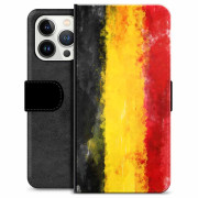 iPhone 13 Pro Premium Schutzhülle mit Geldbörse - Deutsche Flagge