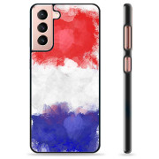 Samsung Galaxy S21 5G Schutzhülle - Französische Flagge