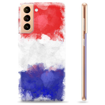 Samsung Galaxy S21+ 5G TPU Hülle - Französische Flagge