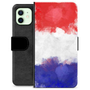 iPhone 12 Premium Schutzhülle mit Geldbörse - Französische Flagge