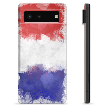 Google Pixel 6 TPU Hülle - Französische Flagge