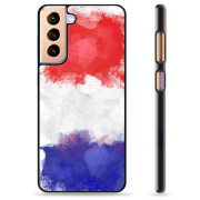 Samsung Galaxy S21+ 5G Schutzhülle - Französische Flagge