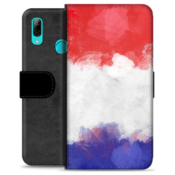 Huawei P Smart (2019) Premium Schutzhülle mit Geldbörse - Französische Flagge