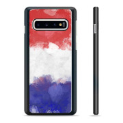 Samsung Galaxy S10+ Schutzhülle - Französische Flagge