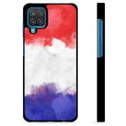 Samsung Galaxy A12 Schutzhülle - Französische Flagge