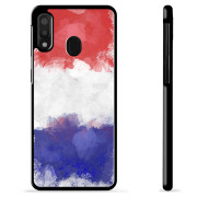 Samsung Galaxy A20e Schutzhülle - Französische Flagge