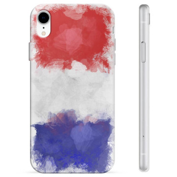 iPhone XR TPU Hülle - Französische Flagge