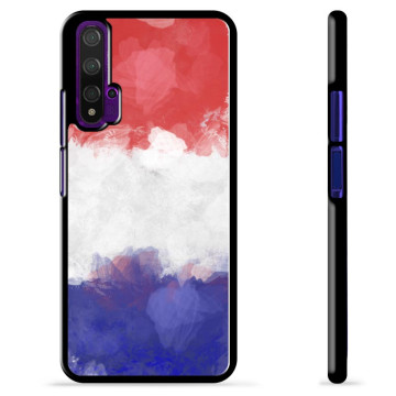 Huawei Nova 5T Schutzhülle - Französische Flagge