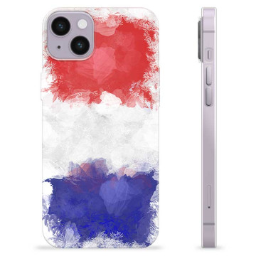 iPhone 14 Plus TPU Hülle - Französische Flagge