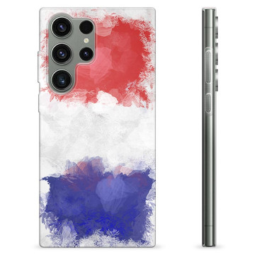 Samsung Galaxy S23 Ultra 5G TPU Hülle - Französische Flagge