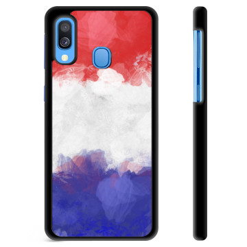 Samsung Galaxy A40 Schutzhülle - Französische Flagge