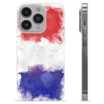 iPhone 14 Pro TPU Hülle - Französische Flagge