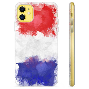 iPhone 11 TPU Hülle - Französische Flagge