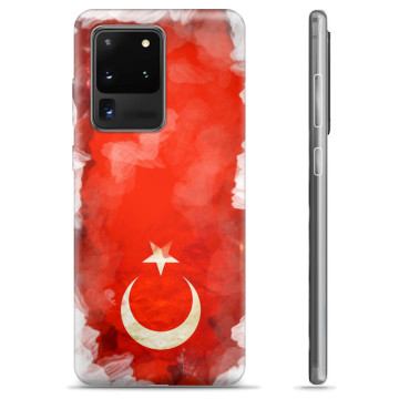 Samsung Galaxy S20 Ultra TPU Hülle - Türkische Flagge