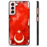 Samsung Galaxy S21 5G Schutzhülle - Türkische Flagge