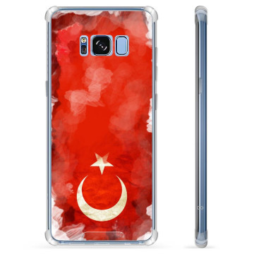 Samsung Galaxy S8+ Hybrid Hülle - Türkische Flagge