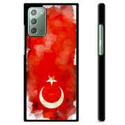 Samsung Galaxy Note20 Schutzhülle - Türkische Flagge