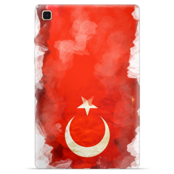 Samsung Galaxy Tab A7 10.4 (2020) TPU Hülle - Türkische Flagge