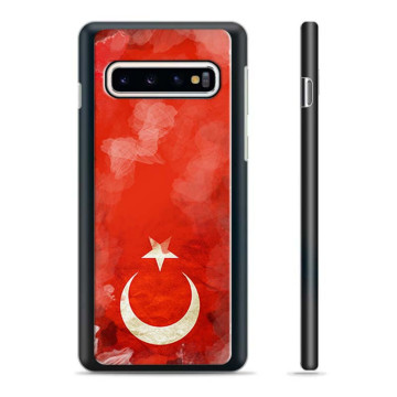 Samsung Galaxy S10+ Schutzhülle - Türkische Flagge