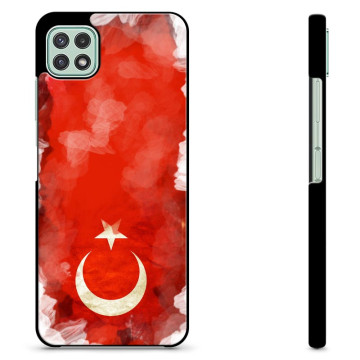 Samsung Galaxy A22 5G Schutzhülle - Türkische Flagge