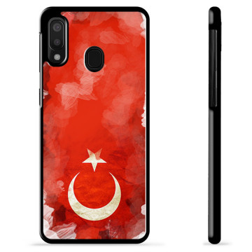 Samsung Galaxy A20e Schutzhülle - Türkische Flagge