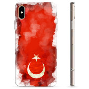 iPhone XS Max TPU Hülle - Türkische Flagge