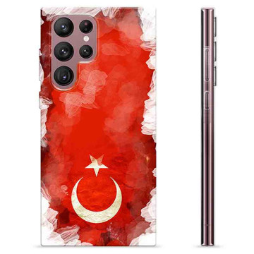 Samsung Galaxy S22 Ultra 5G TPU Hülle - Türkische Flagge