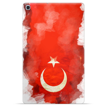 Samsung Galaxy Tab A 10.1 (2019) TPU Hülle - Türkische Flagge