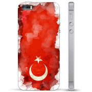 iPhone 5/5S/SE Hybrid Hülle - Türkische Flagge