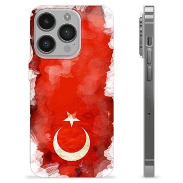 iPhone 14 Pro TPU Hülle - Türkische Flagge