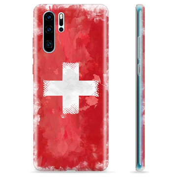 Huawei P30 Pro TPU Hülle - Schweizer Flagge